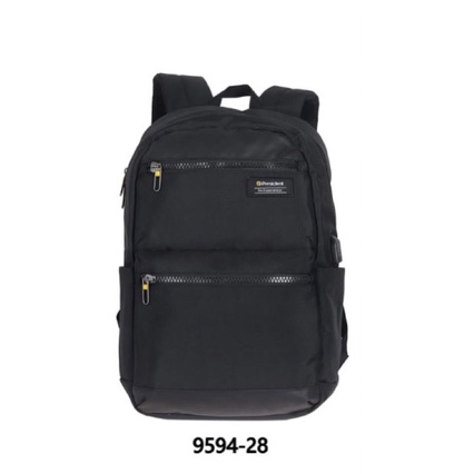 Tas Selempang President BP 9594-28 Backpack 2 in 1 Grey Black Blue