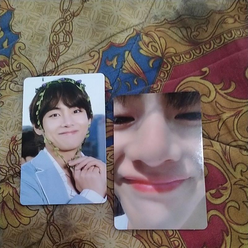 photocard dicon jimin v official tae zoom tae daun