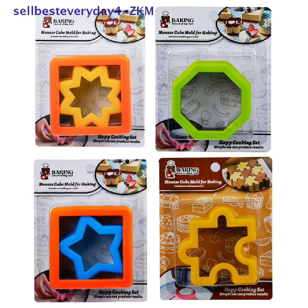 Set Cetakan Pemotong Makanan Buah Sayuran Cookie Sandwich Roti Bahan Stainless Steel Metal