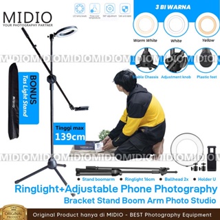 Overhead Tripod Midio SPC04 Tripod Plus Ringlight Midio + Holder 360