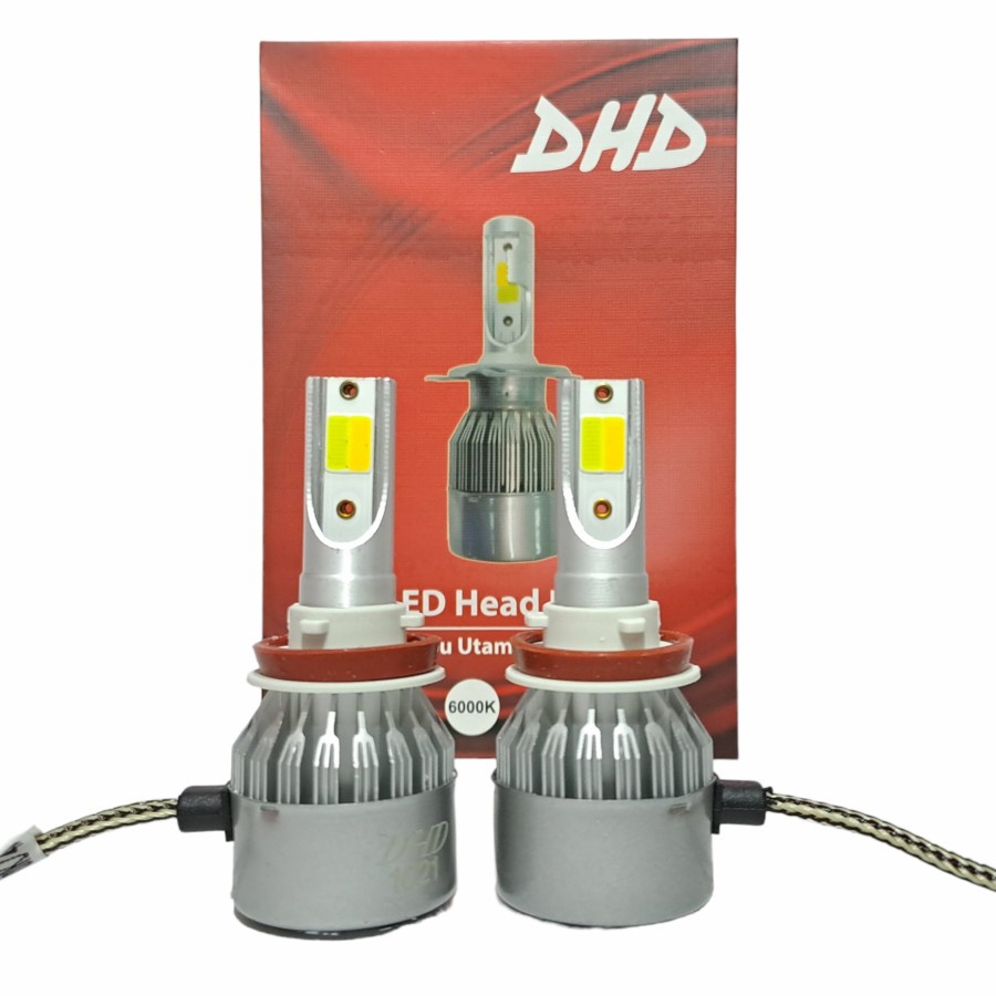 Lampu LED Mobil 3 Warna DHD H11