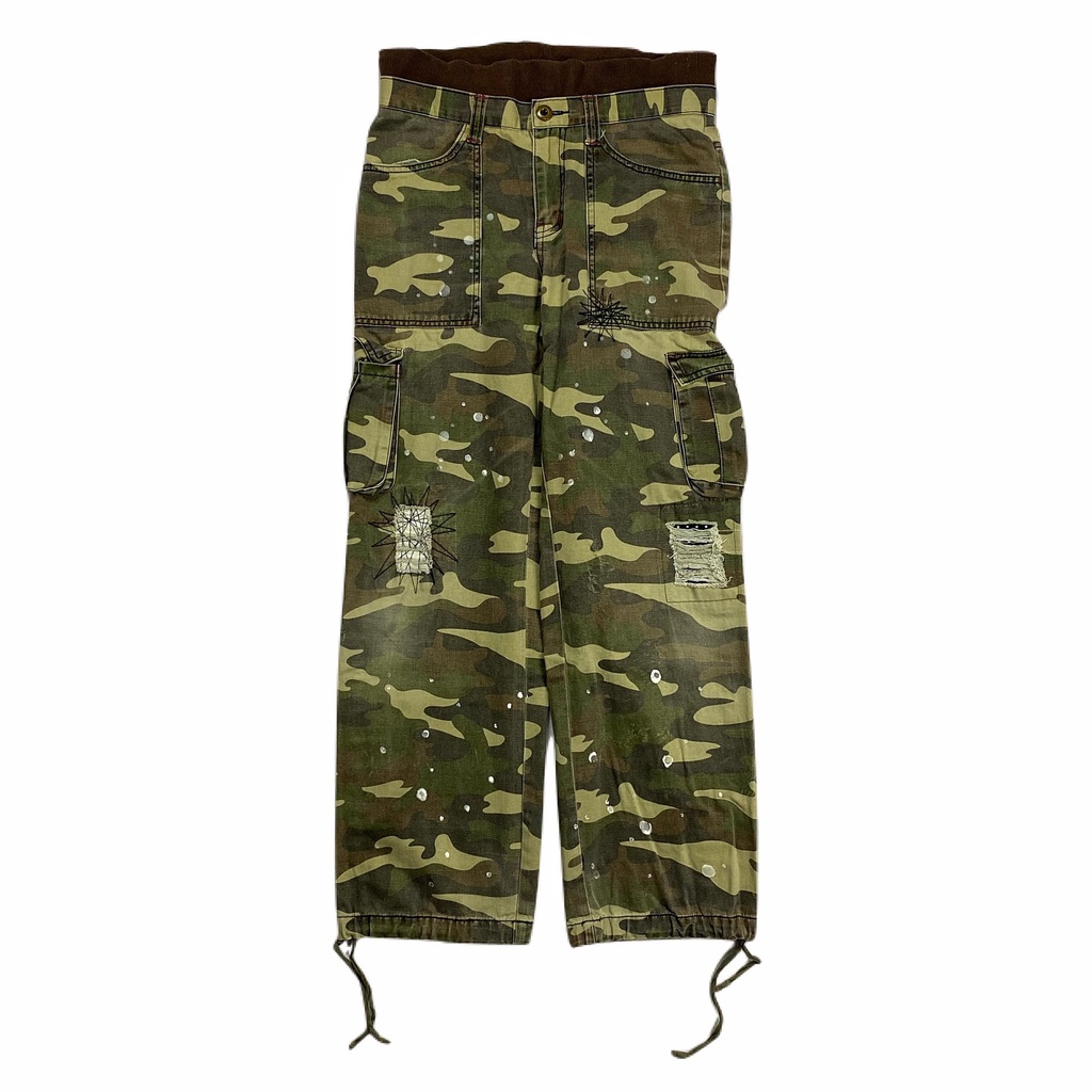 Celana Cargo Camouflage E Hyphen World Gallery