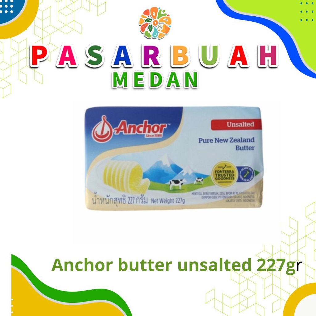 

Distributor Anchor Butter Unsalted 200 Gram - Pasar Buah Medan