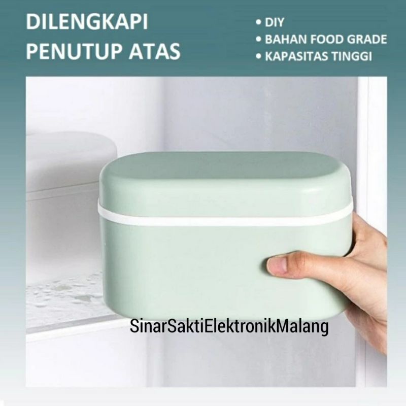 Cetakan Ice Cream Es Krim Silikon 6 Stick Stik Lolipop Popsicle Mold Silicon