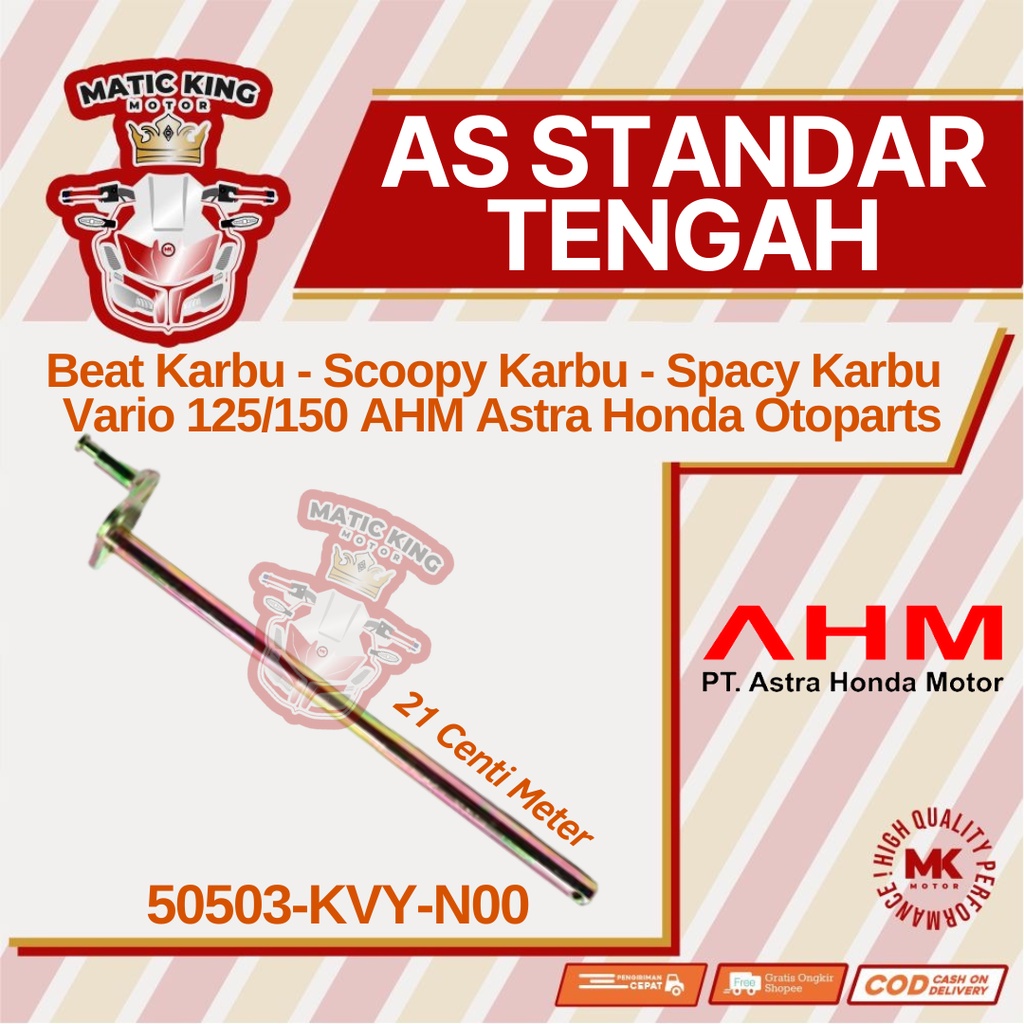 As Shaft standar tengah 2 Beat Scoopy Spacy Karbu 110 AHM  50503-KVY-900