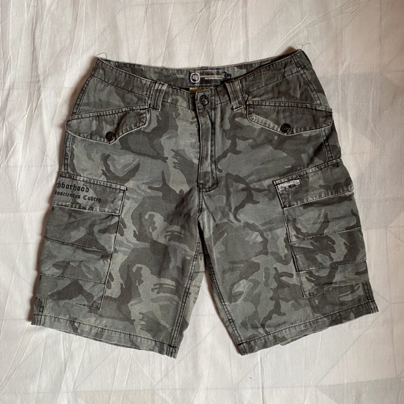 Neighborhood Camoflauge Cargo Short Pants