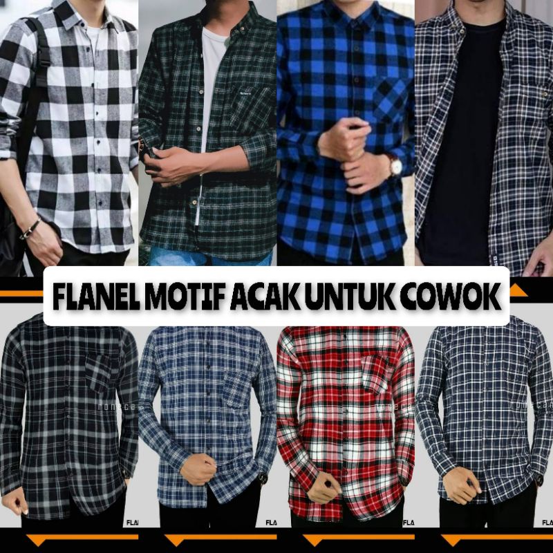 Kemeja Flanel Pria Harga Pabrik Untuk Dijual Lagi