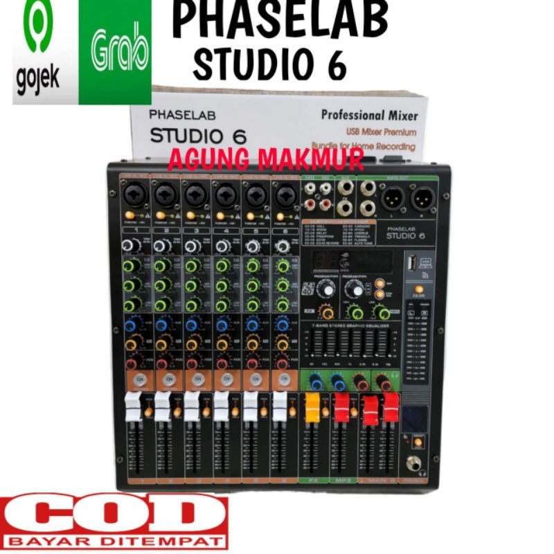Mixer Audio Phaselab Studio 6 / Mixer Phaselab Studio6 6 channel