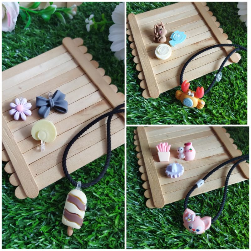 Resin clay + tempelan / Clay paket tempelan