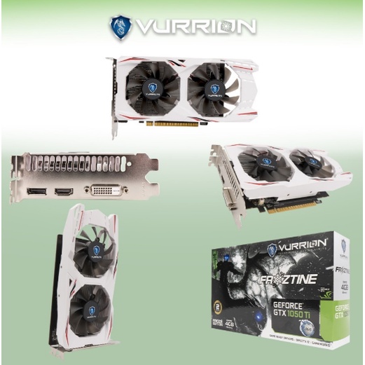 VURRION NVIDIA GTX 1050 Ti 4GB GDDR5 128-bit -VGA Card Vurrion GTX1050Ti