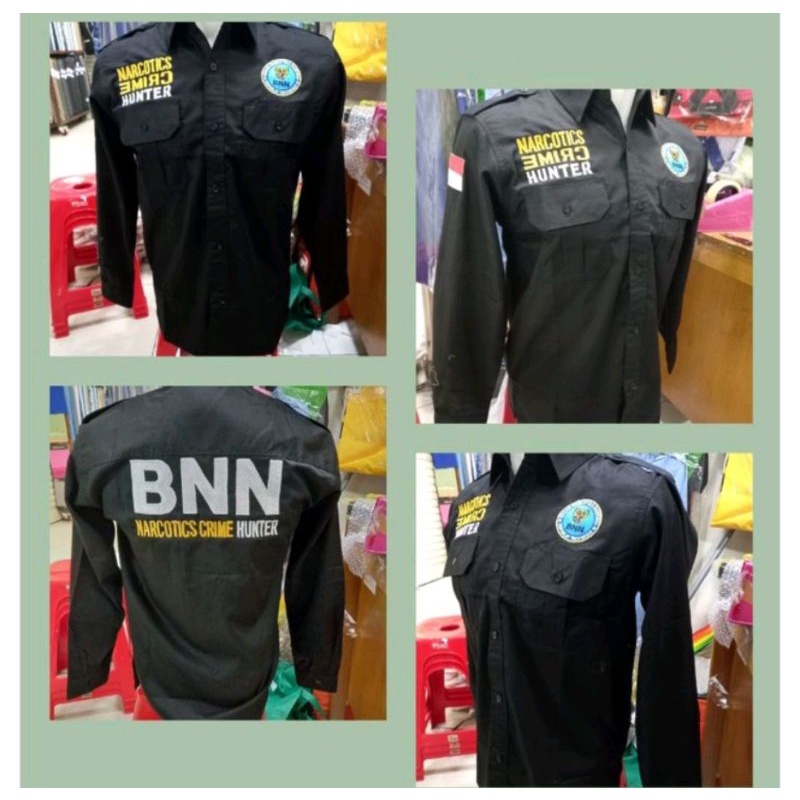 baju lengan panjang BNN/kemeja BNN