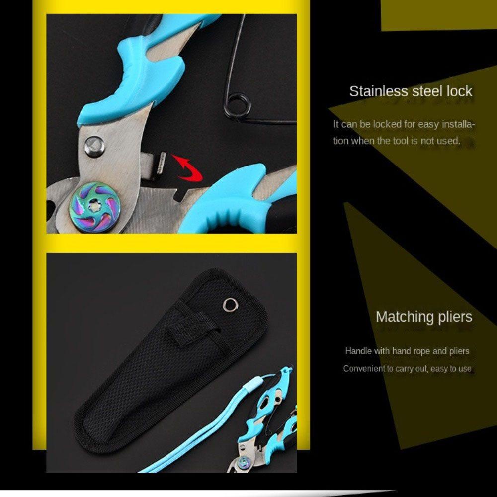 Lanfy Alat Pemotong Pancing Fishing Tackle Multifungsi Fish Controller Stainless Steel Outdoor Split Ring Tang Hook Remover