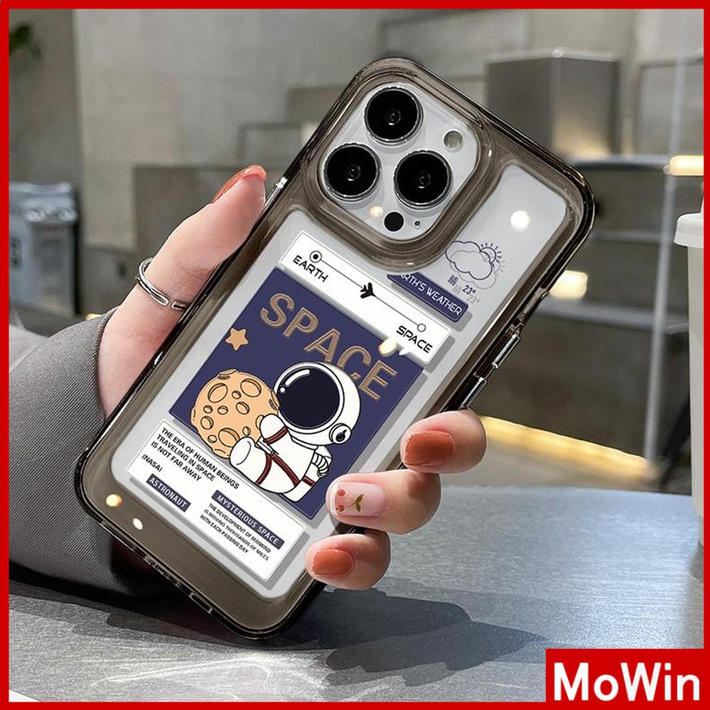 For iPhone 14 Pro Max iPhone Case HD Acrylic High Quality Hard Case Metal Button Protection Camera Shockproof Astronaut Compatible For 14 Plus 13 Pro Max 12 Pro Max 11 XR 7Plus