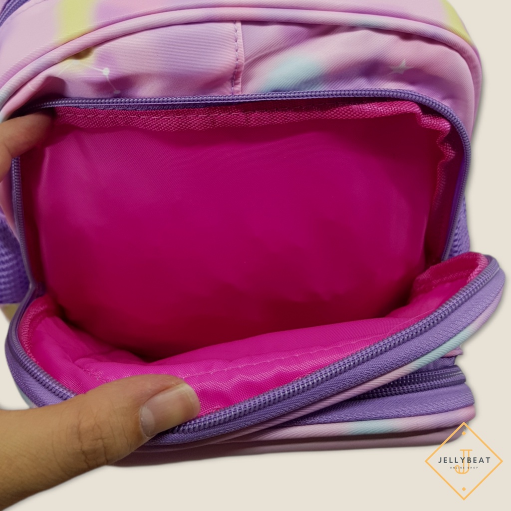 TAS RANSEL 12 INCH DOMPET PAUD - TK KARAKTER -  UNICORN PURPLE