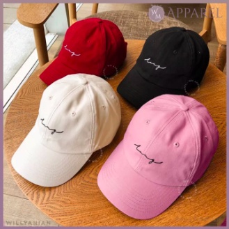 Topi Signature / Topi Baseball Bordir Signature Ring Besi Unisex Kualitas Premium