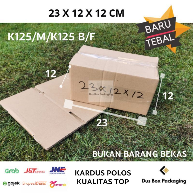 

Kardus box karton 23X12X12 cm kotak packing