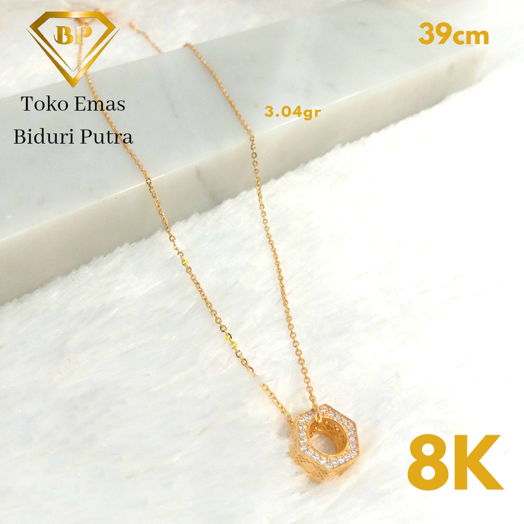 Kalung Nori Liontin Emas Asli Kadar 8K/375 toko emas biduri putra