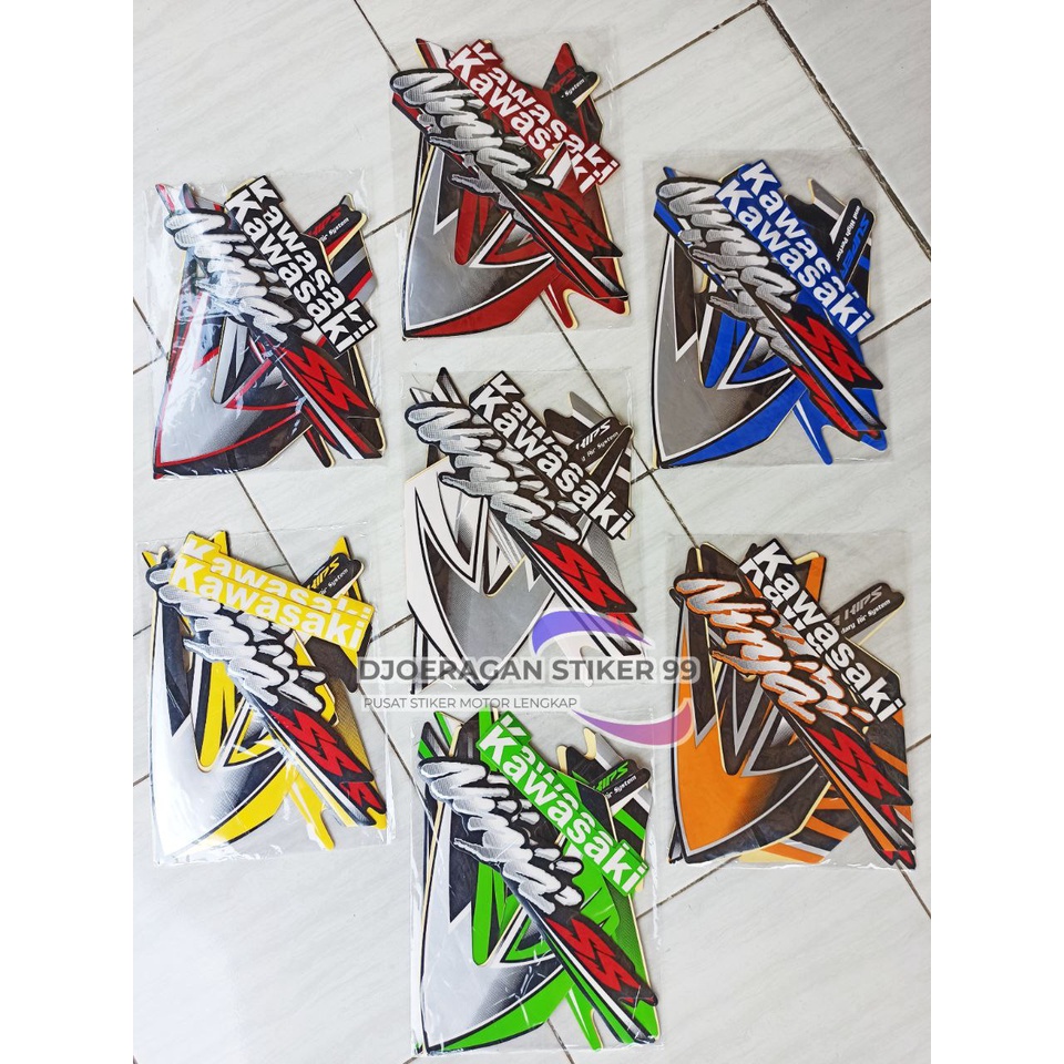 Stiker Striping Lis Body Motor Ninja SS 2010 / Polet Stiker standar Ninja SS 2010 / Sticker Kawasaki
