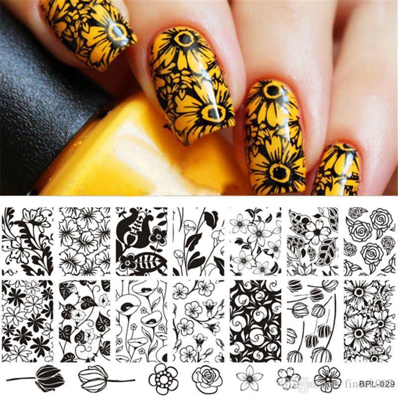 Stamping Plate Papan Stempel Design Nail Art Plat besi Hiasan Gambar Nail Art / Manicure