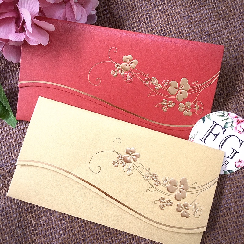 

Amplop Angpau Uang Premium 5pcs, CLOVER by fgpaper