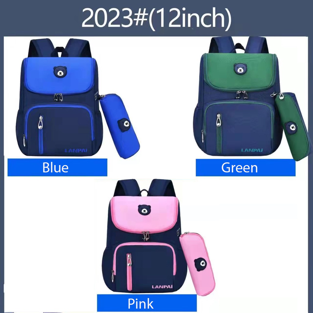 Tas Sekolah PAUD-TK-SD awal Ransel Anak Laki-Laki dan Perempuan Karakter SM Baby Import Tas Anak Import Good Quality