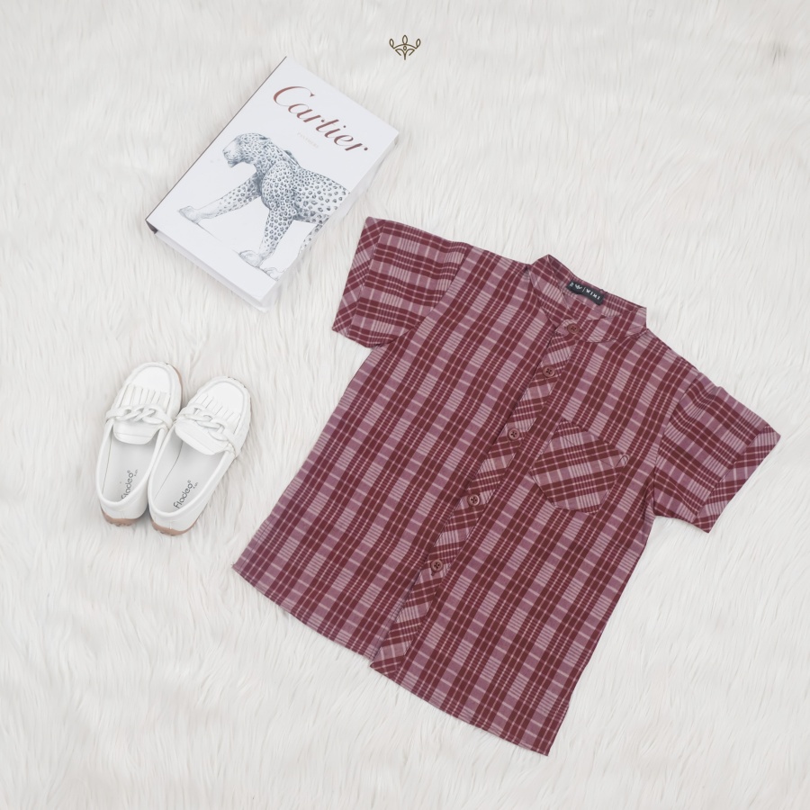 Wimi.id Kanya Family Set - Maroon  | Family Set