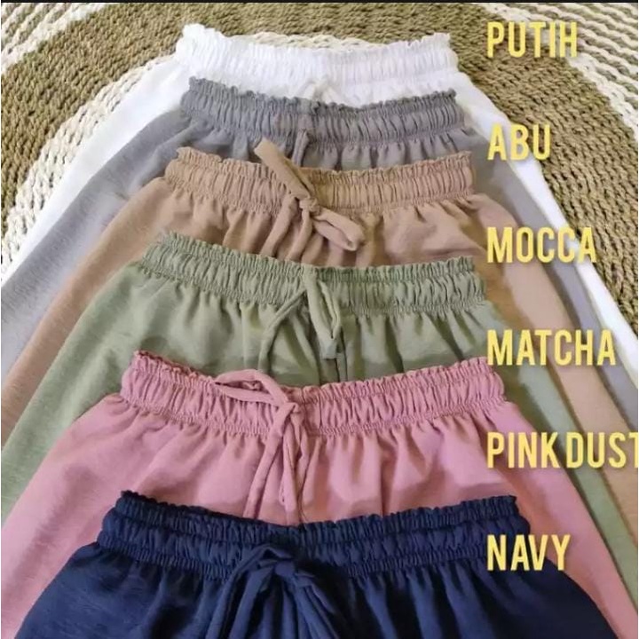 celana kulot crinkle airflow / celana kulot wanita terbaru/ kulot jumbo premium/ highwaist/celana kulot kekinian ( HARGA PROMO )