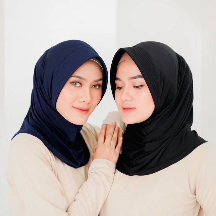 Bergo Sport Spandek Jersey / Jilbab Sport  |HAMIDAH SPORT