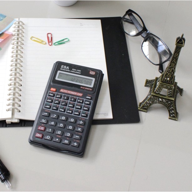 Kalkulator Scientific Esa 1208 Scientific Calculator Kalkulator Ilmiah Warna Warni Free Baterai