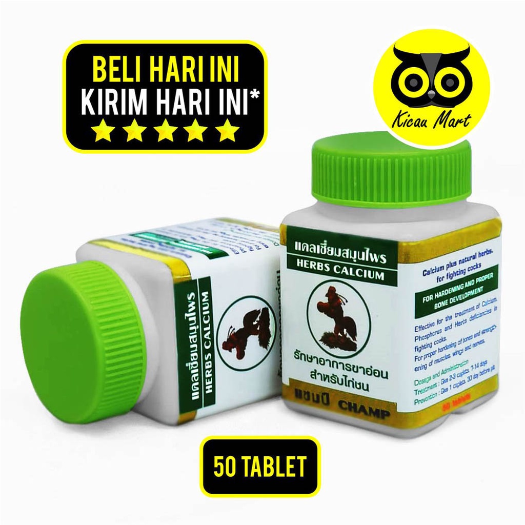 Herb Calsium Jamu Ayam Jago Ramuan Kalsium Alami Suplemen Ayam Jago Bangkok Herbs Kalsium Original Thailand Jamu Ayam Jago Tarung Aduan Import