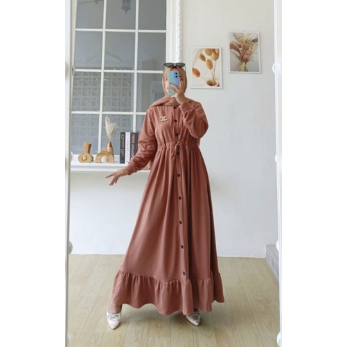 GAMIS SERUT NAURA POLOS