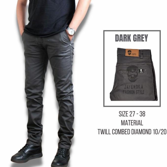 Celana Chino Erigo Panjang Pria Slimfit Adem Twill Combed Original