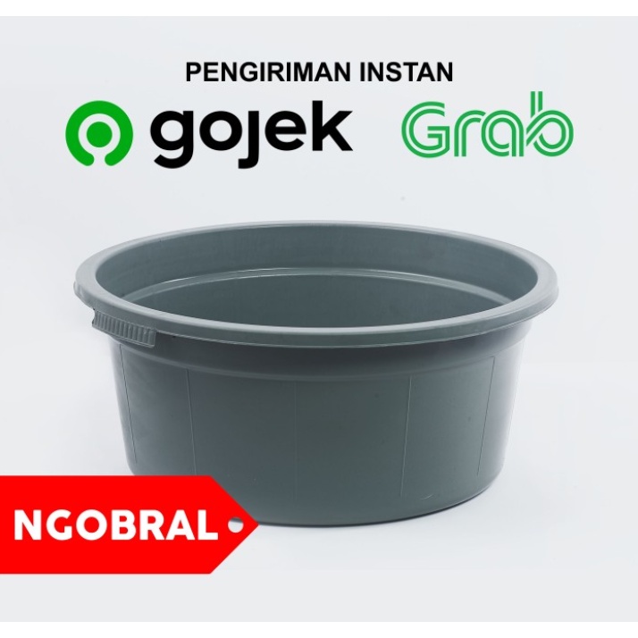 GOJEK BASKOM PLASTIK 20 / BAK PLASTIK D 43 cm BAK AIR BAK MANDI