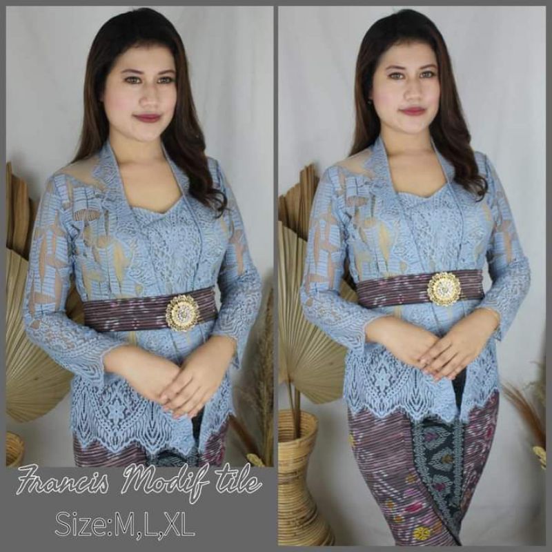 Kebaya brokat modif tile