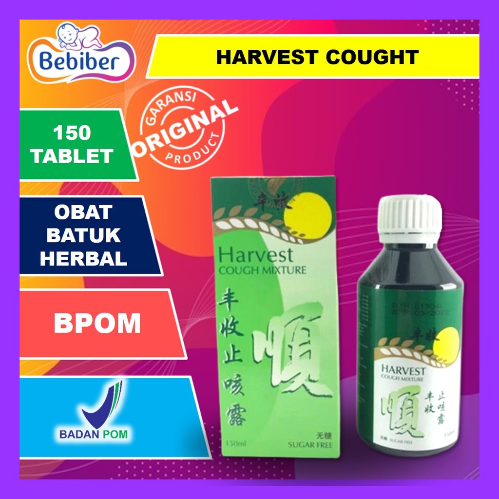 jual-harvest-cough-mixture-150ml-obat-batuk-berdahak-shopee-indonesia