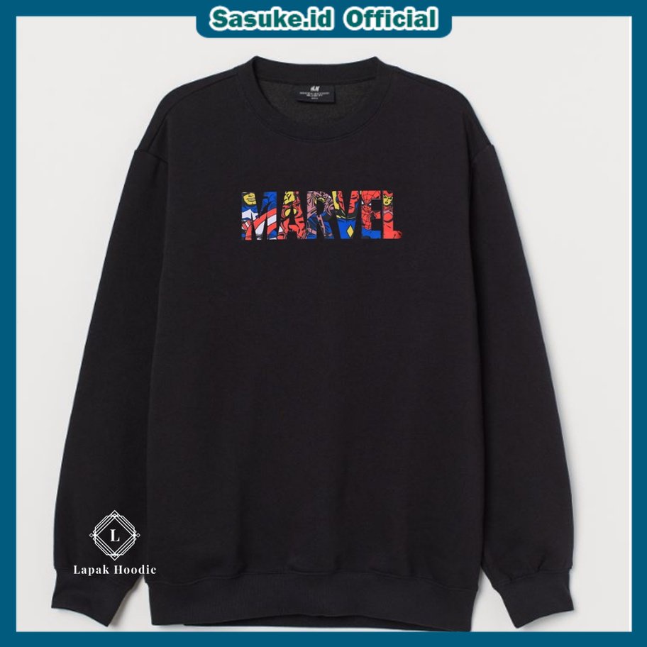 CREWNECK H&amp;M MARVEL Cream Big Size M L XL XXL