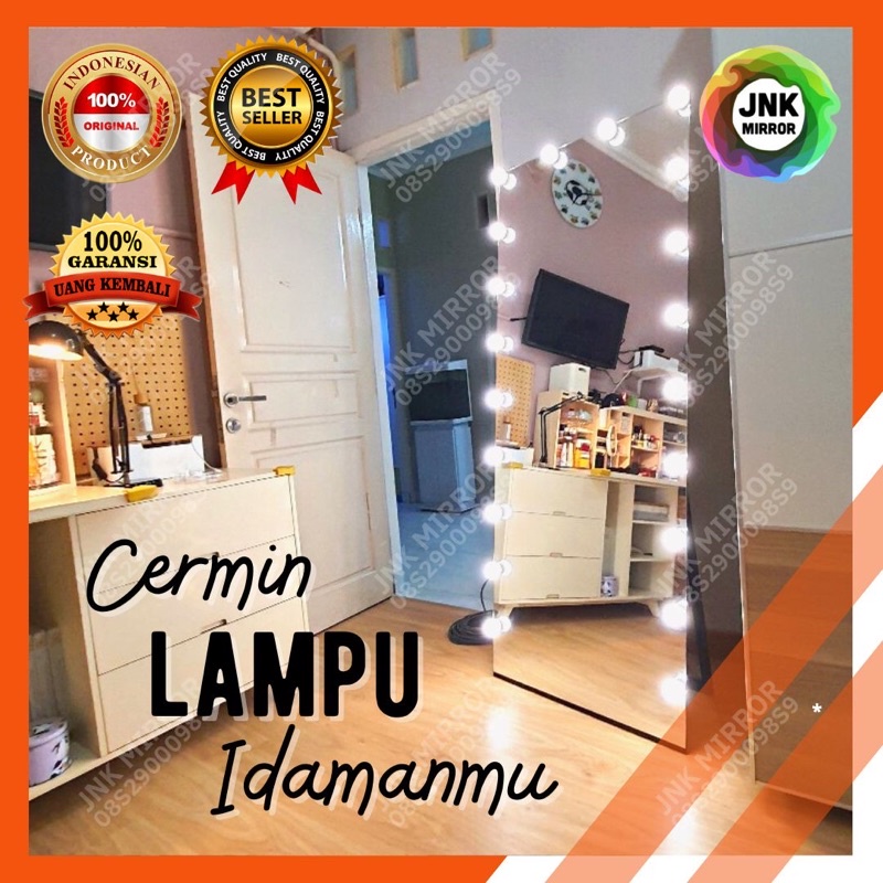 Standing Mirror Lamp Lampu vanity mirror