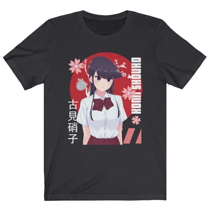 Tshirt Komi San Anime Manga Komi Shouko Komi-san wa Komyushou Desu Anime Manga Premium Unisex