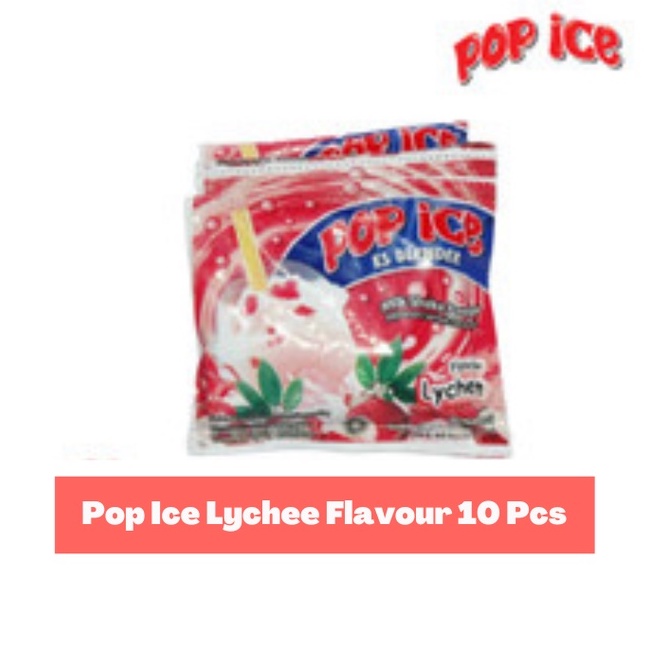 

POP ICE LYCHEE FLAVOUR 10 SACHET