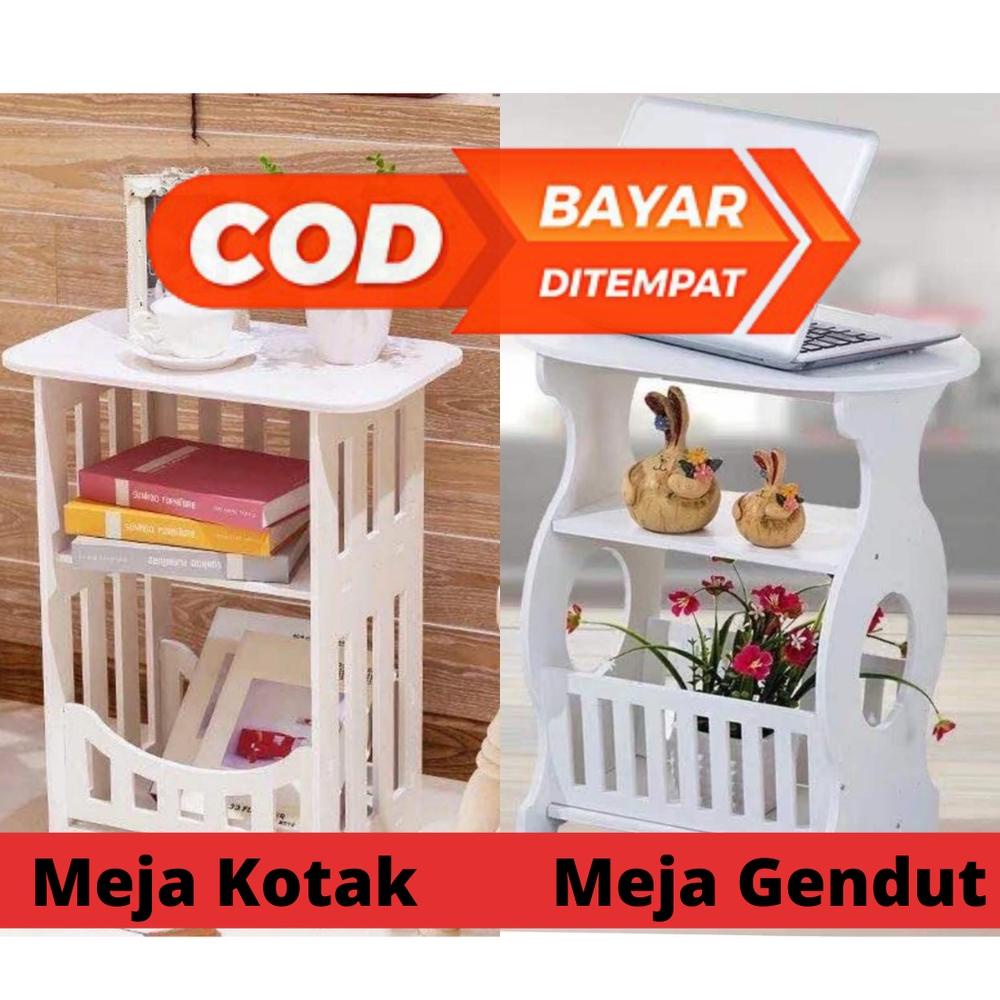 MEJA NGOPI KOTAK, COFFEE TABLE MEJA MAJALAH SUDUT MEJA TAMU / MEJA / LEMARI / DEKORASI /  MEJA MINIM