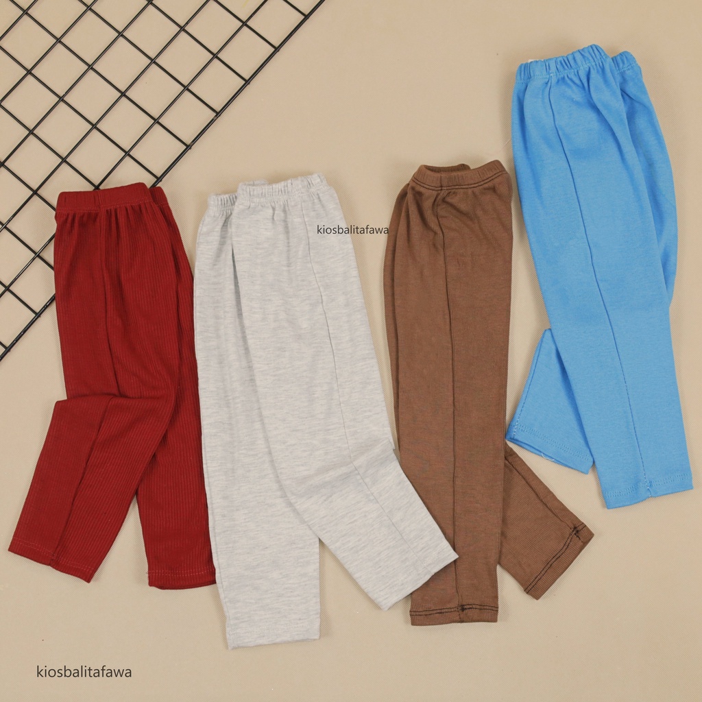 Legging Sheila uk 1-2 Tahun / Leging Panjang Anak Balita Perempuan Celana Ketat EXPORT QUALITY