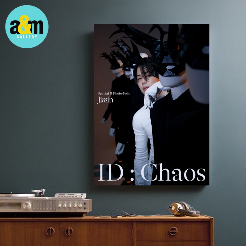 Poster Kayu JIMIN BTS CHAOS VERSION I Hiasan Dinding Dekorasi Kamar I Poster Kayu K-POP Dekorasi Kamar - A&amp;M