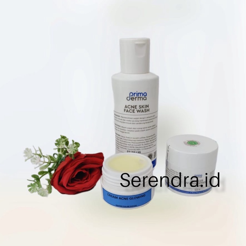 PRIMADERMA PAKET ACNE SUPER GLOWING / HEMAT