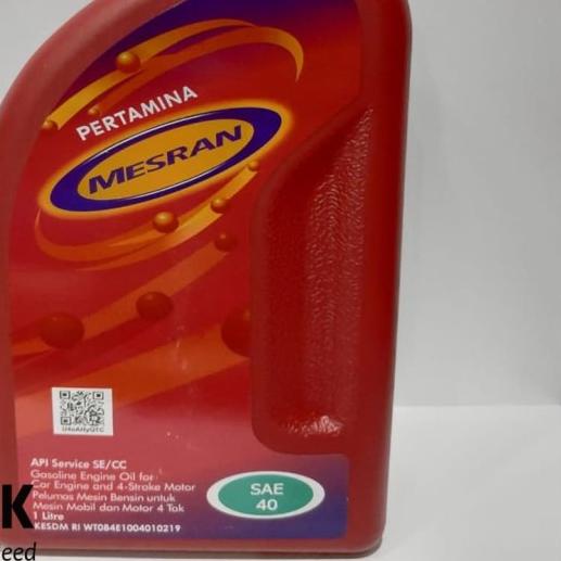 OLI MESRAN SAE 40 OLI MESIN PERTAMINA MESRAN OLI MOBIL MOTOR 4TAK 1LT