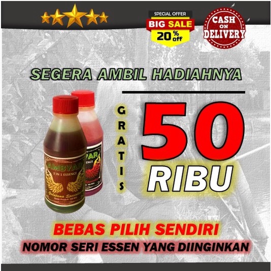 BISA COD - 100ml ESSEN IKAN MAS, LELE, BAWAL, PATIN TERBAIK