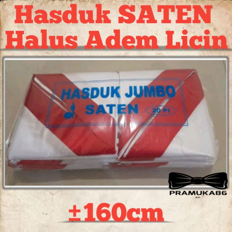 Hasduk Kacu Pramuka Bahan Saten Halus Adem ±160cm