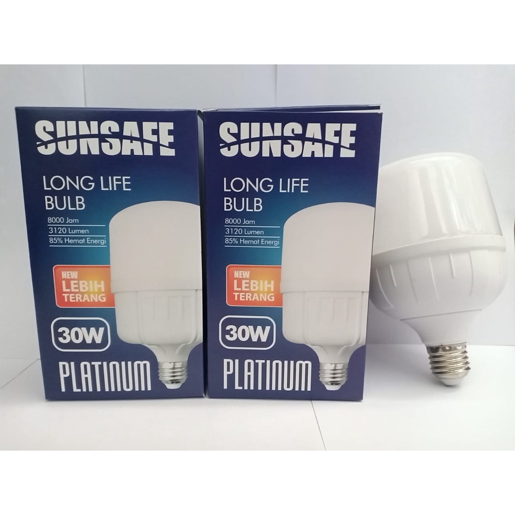 Jual Lampu Led Sunsafe Platinum 30w Bohlam Led 30 Watt Cahaya Putih