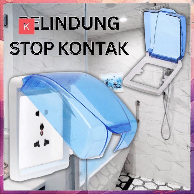 ANG COVER PENUTUP COLOKAN LISTRIK DINDING / PENGAMAN STOP KONTAK ANTI AIR