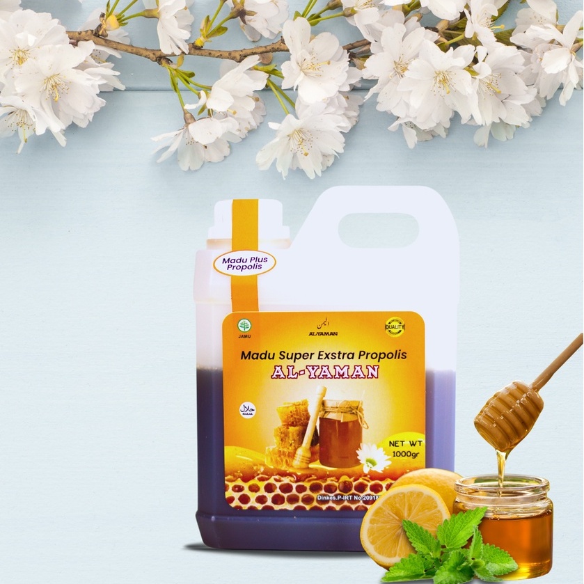 

Al-Yaman - Madu Super Propolis 1kg untuk daya tahan tubuh meningkatkan imunitas tubuh