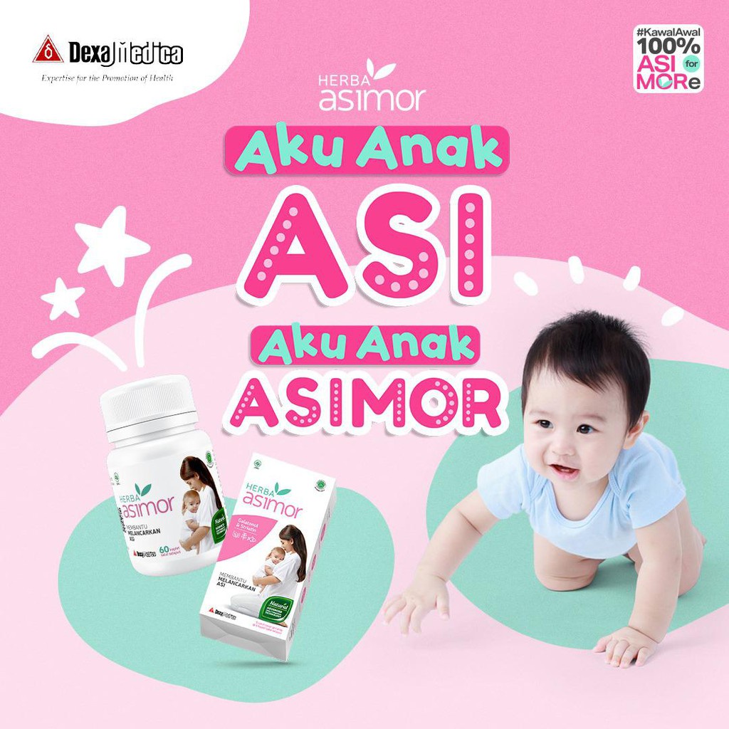 Asi Booster Asimor Membantu Melancarkan ASI Isi 60 Kapsul